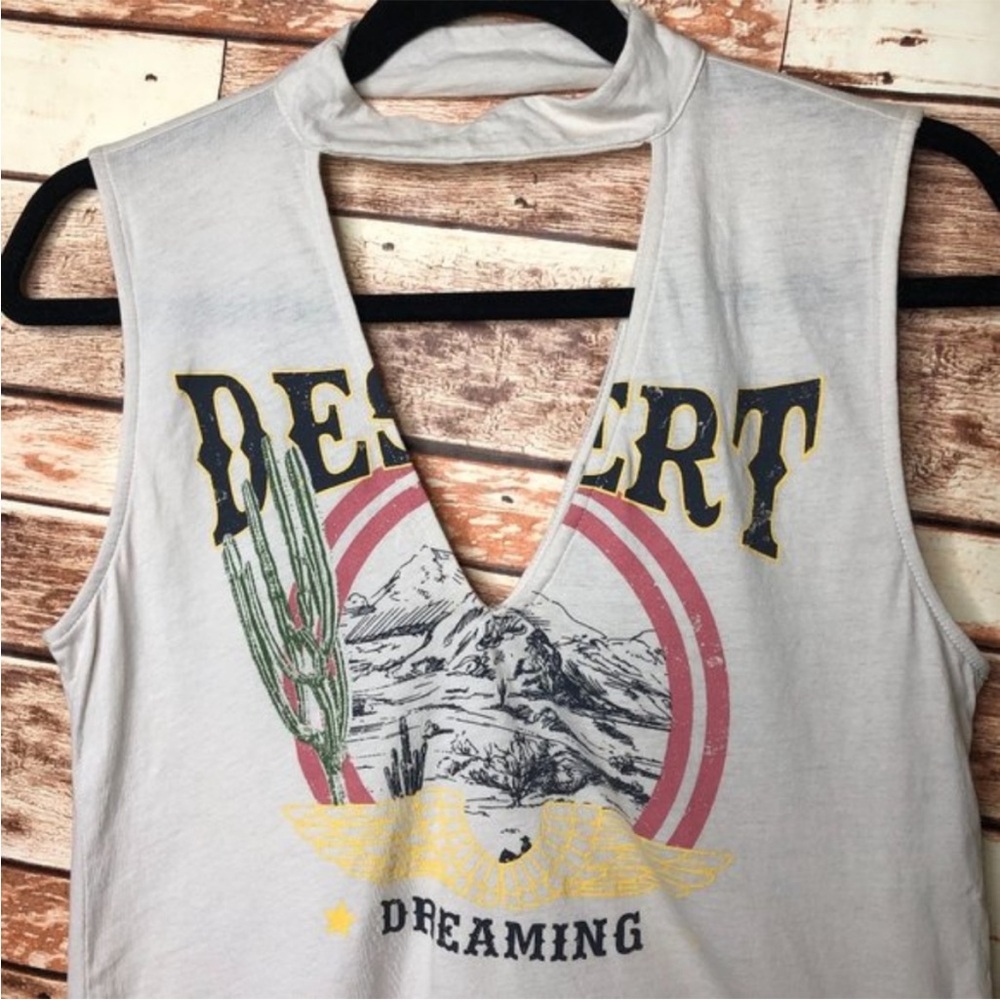Express one eleven Desert dreaming deep v cut out tank top - Picture 9 of 9